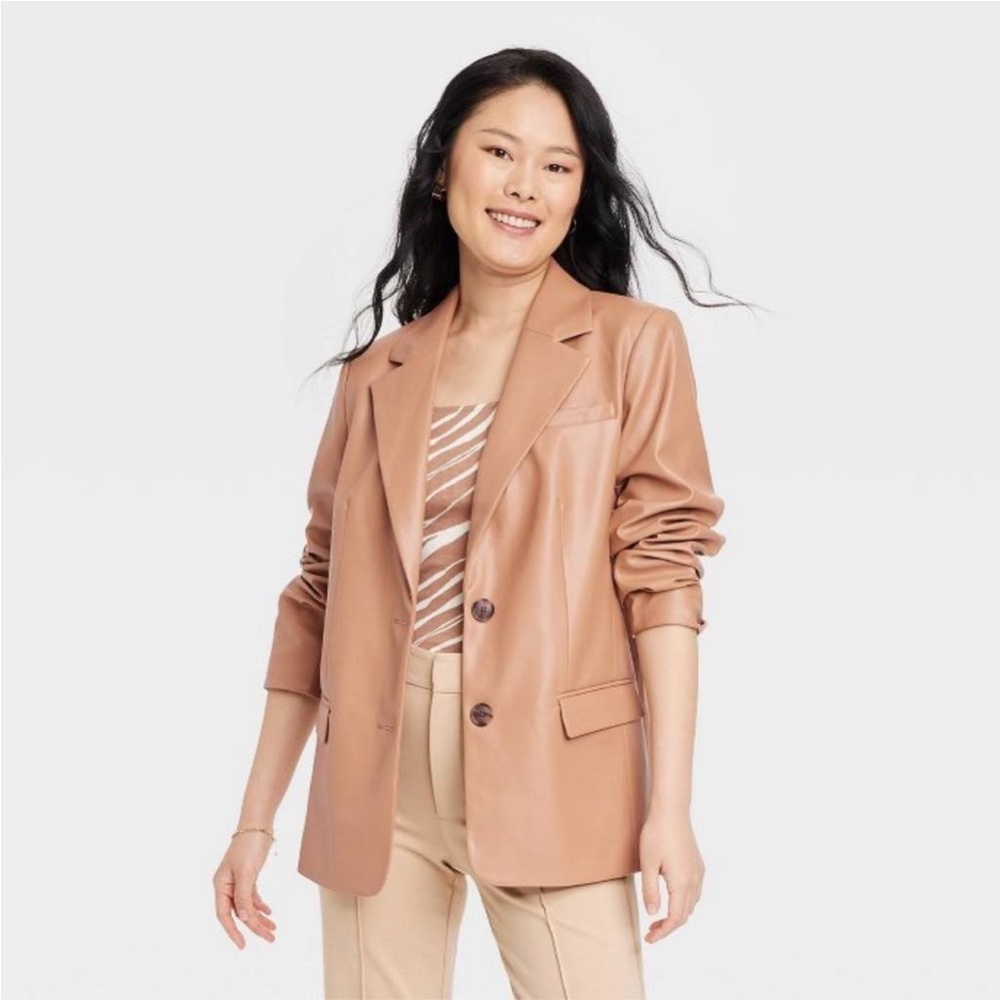 a new day Camel Women's Suit Jacket - Picture 1 of 4